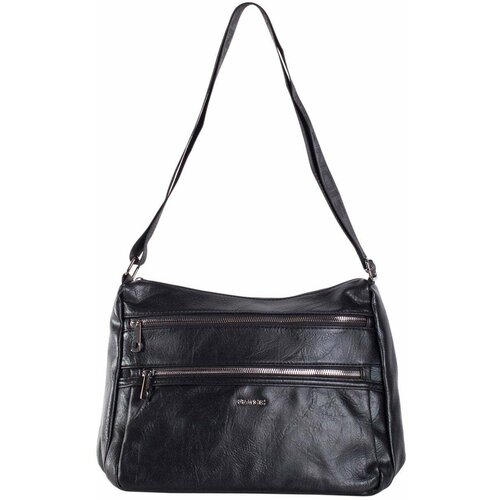Fashionhunters Black large crossbody handbag Cene