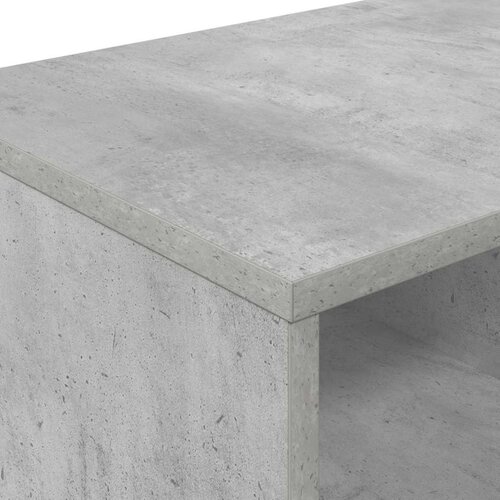  za krevet s policom 2 pcs Betonska siva 66 x 33 x 48 cm - Betonska siva Slike