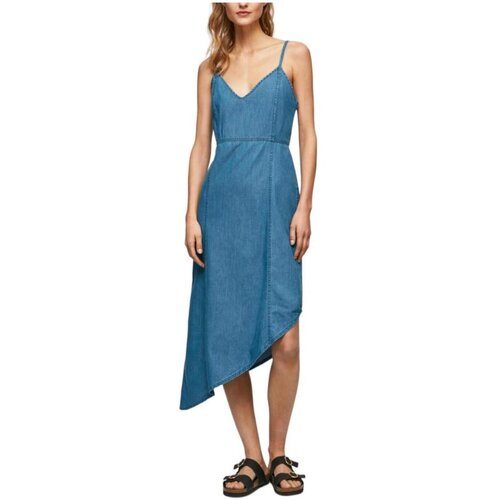 Pepe Jeans Dolge obleke - Modra Slike