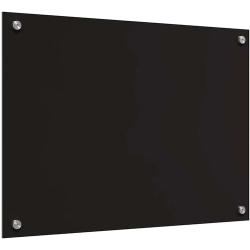 VidaXL Kuhinjski za&amp;scaron;tita Crna 70 x 50 x 0.8 cm Slike