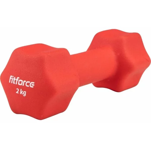 Fitforce FDBN 2 KG Bučica za jednu ruku, crvena, veličina