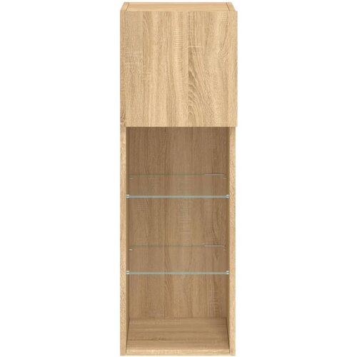  ormarić s LED svjetlima boja hrasta sonome 30,5x30x90 cm Slike