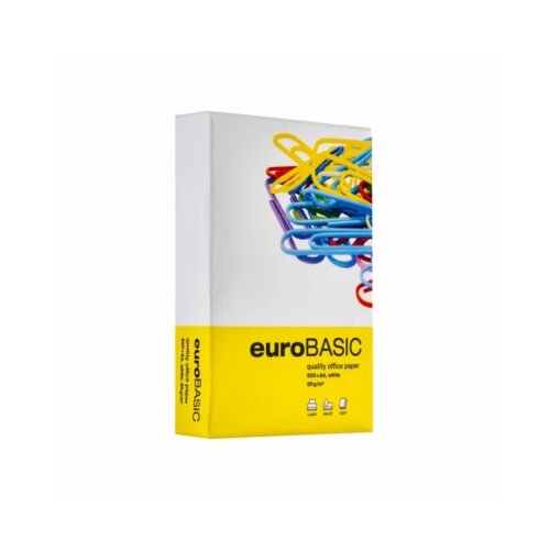 Fotokopir papir A4 80g Eurobasic Slike