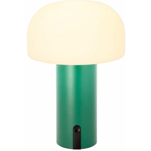 Villa Collection Bijela/zelena LED stolna lampa (visina 22,5 cm) Styles –