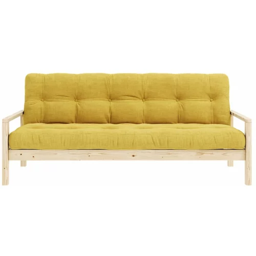 Karup Design Žuta sklopiva sofa 205 cm Knob –