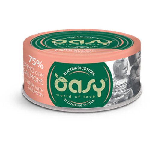 Oasy More Love Adult tuna in losos v juhi, konzerva - 70 g 70 g Cene