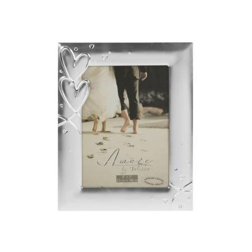 Widdop & Co. Amore - Foto ram - Amore, Silverplated Hearts and Crystals, 13x18 cm Cene