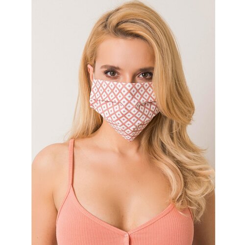 Fashion Hunters dusty pink patterned protective mask Slike