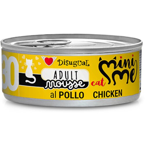  Ekonomično pakiranje Disugual Mini-Me Cat Mousse 24 x 85 g - Piletina Cijene