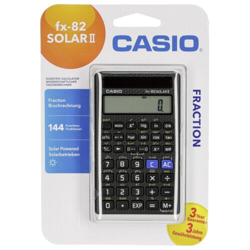 Casio Znanstveni kalkulator fx-82 Solar II solarni napajanje, (5000555071) Slike