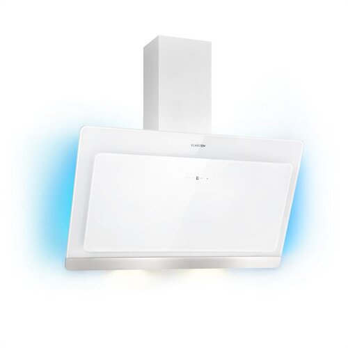 Klarstein Aurora Eco 90, kuhinjska napa, 550 m3/h, LED zaslon, bijela Slike