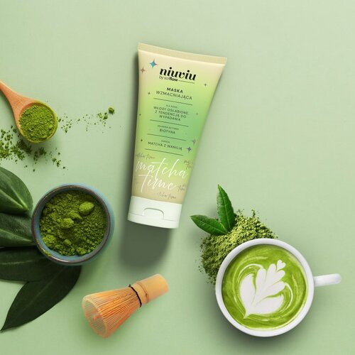 SoFlow Matcha Time Strengthening Hair Mask intenzivna hranilna maska za po&amp;scaron;kodovane in krhke lase 200 ml Slike