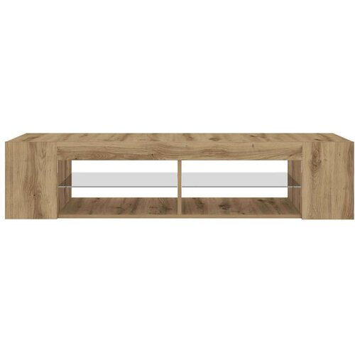 vidaXL TV ormarić s LED svjetlima Artisan hrast 135x39x30 cm Cene