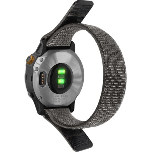 Chameleon Najlonski pašček Sport za uro 22 mm, siva Cene
