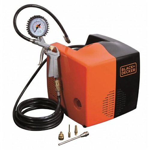 Black &amp;amp; Decker črni in decker kompresor brez olja. 1,5hp/8Bar + acc, (21089371) Slike