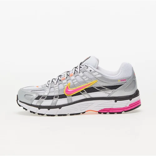 Nike Sneakers W P-6000 White/ Laser Fuchsia-Mtlc Platinum EUR 43