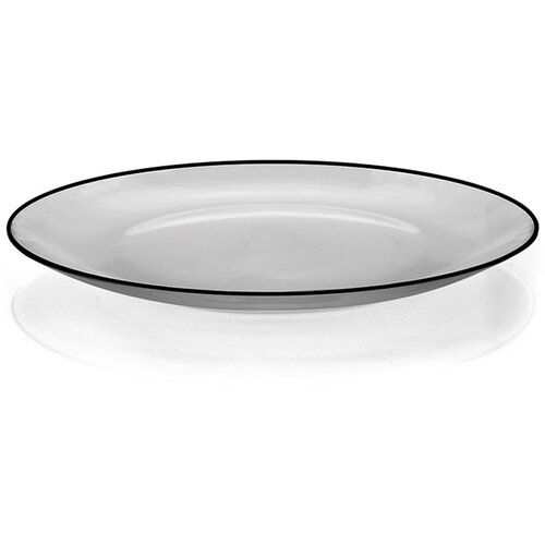 Evviva Miba krožnik mali 16cm / sivi / steklo, (5000199967) Slike
