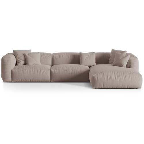 Micadoni Bež kotna sedežna garnitura (desni kot) Martina &amp;ndash; Home Slike