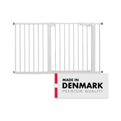 BabyDan Premier sigurnosna ogradica Extra Wide 126–132 cm bela, Safety gate bez bušenja ( 20010 ) Cene