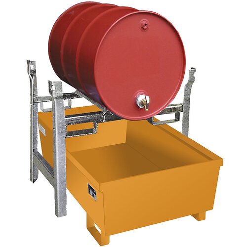 eurokraft pro Regal za sode - okvir za zlaganje, za sod 1 x 200 l, pocinkan, ŠxVxG 980 x 580 x 850 mm Cene