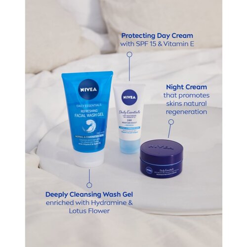 Nivea Refreshing osvežilni čistilni gel za normalno do me&amp;scaron;ano kožo 150 ml Slike
