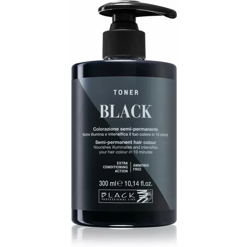 Black Professional Line Toner toner za naravne odtenke Black 300 ml