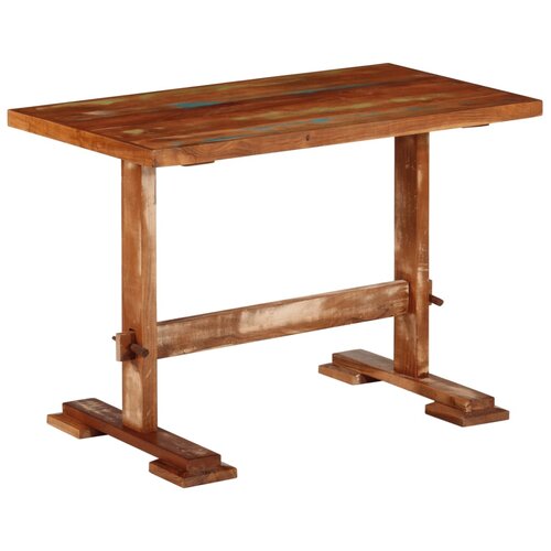  Blagovaonski stol 110 x 55 x 78 cm od masivnog obnovljenog drva Slike