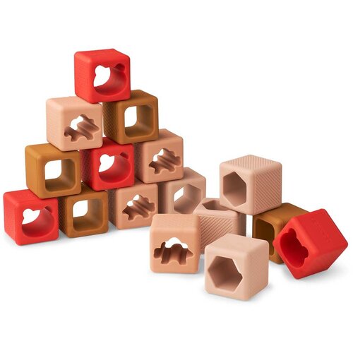 Liewood 16 dijeli set kocki loren rose multi mix Slike