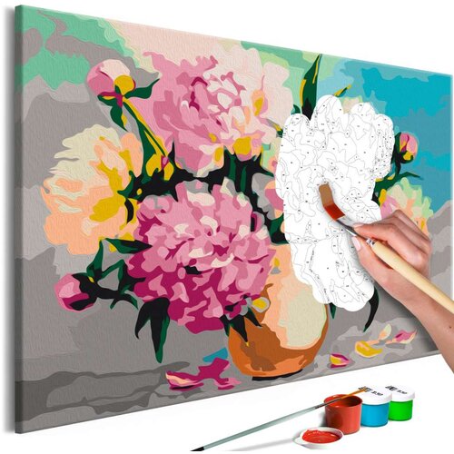 Slika za samostalno slikanje - Flowers in Vase 60x40 Slike