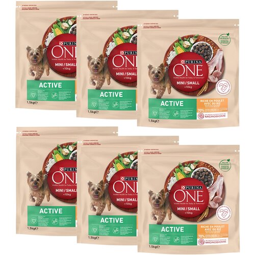 Purina ONE Mini Active pi&scaron;čanec in riž - Varčno pakiranje: 18 kg (12 x 1,5 kg) Cijene