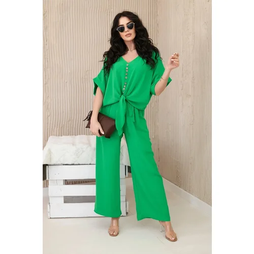 Kesi Set of blouses with trousers light green