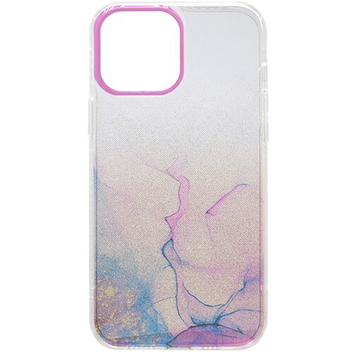  Maska za iPhone 13 Pro Water Spark transparent pink-zlatna Cene