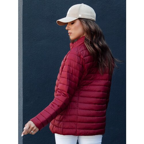 DStreet Quilted women&amp;#039;s jacket CRIMSON burgundy Slike