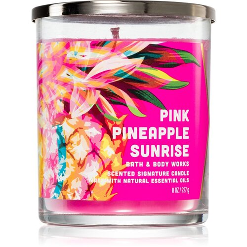 Bath &amp;amp; Body Works Pink Pineapple Sunrise mirisna svijeća 227 g Slike