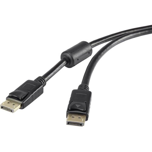 Renkforce DisplayPort priključni kabel [1x DisplayPort utikač - 1x DisplayPort utikač] 7.5 m crna Cijene
