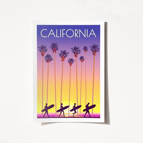 Wallity poster California-2003, 42x59,4 cm Cene
