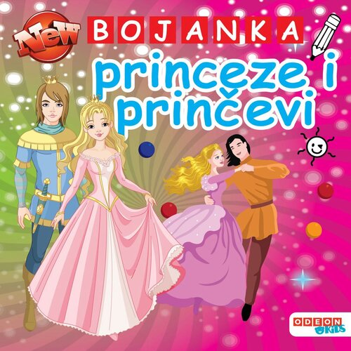 Odeon kids Bojanka 1-10 Princeze i prinčevi, Roza Cijene