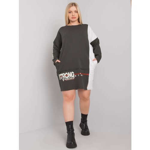 RELEVANCE Tunic-RV-TU-7222.80P-Dark Khaki Cene