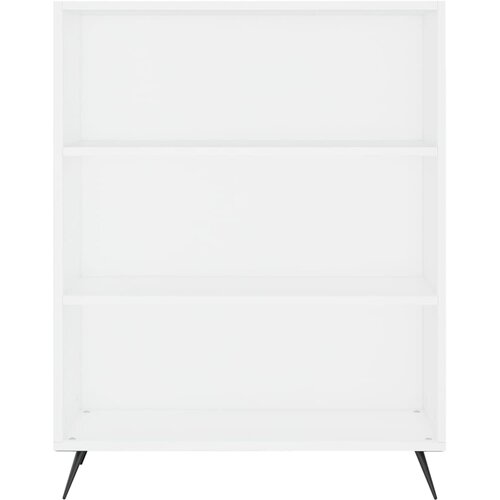  Visoka komoda bijela 69,5x34x180 cm konstruirano drvo Slike