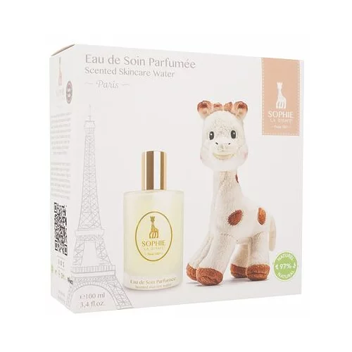 Sophie La Girafe darovni set mirisna maglica za tijelo za djecu od rođenja nadalje 100 ml + plišana igračka za djecu