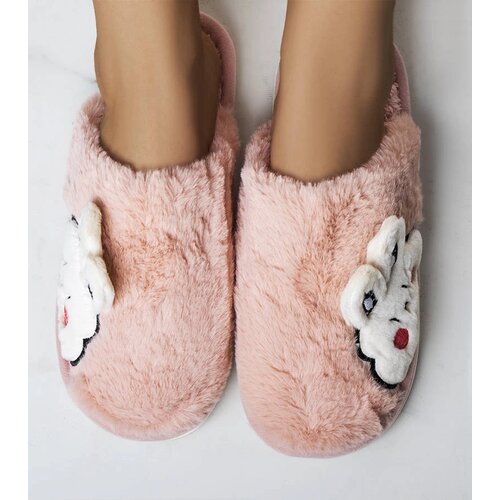 Gemre Light Pink Soft Half Bunny Slippers Cijene