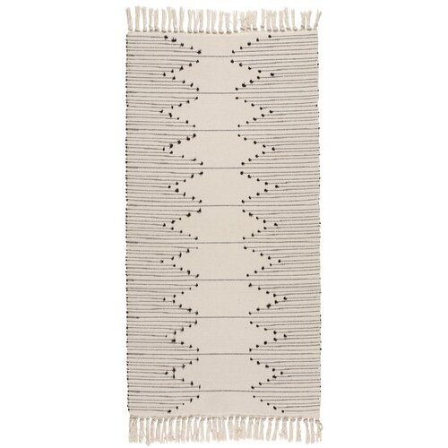  Tepih NIL 70x140 prljavo bela/crna Cene