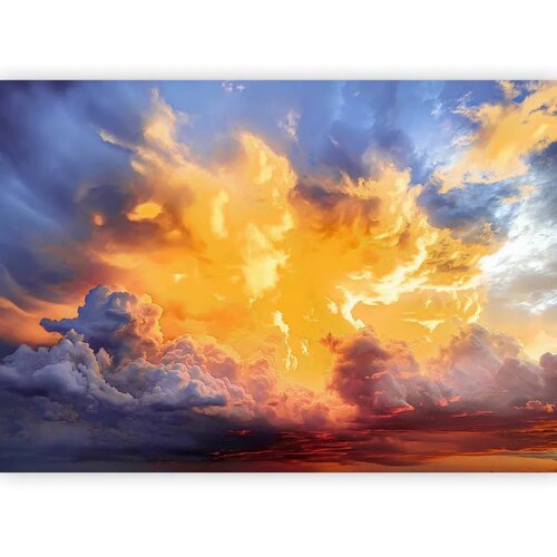  Foto tapeta - Beautiful Sunset - Clouds in Warm Shades 400x280 Slike