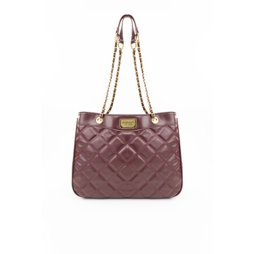 Monnari Woman's Bags Quilted Shopper Bag Multi Red Slike