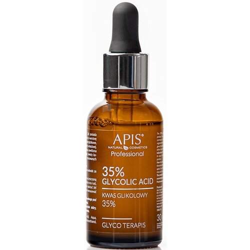 Apis Natural Cosmetics TerApis 35% Glycolic Acid zaglađujući eksfolijacijski serum za regeneraciju i obnovu lica 30 ml Slike