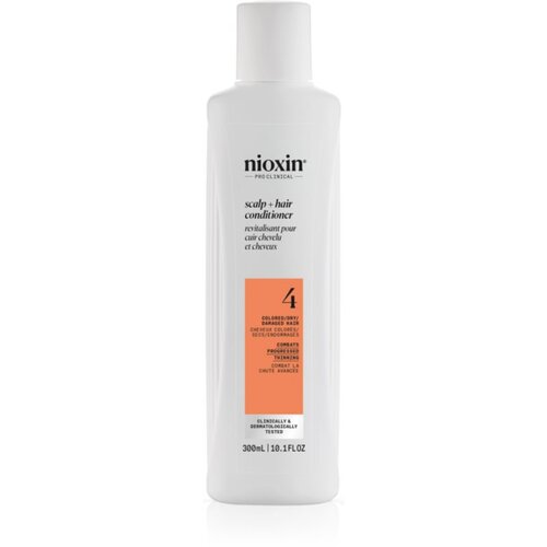 Nioxin System 4 Scalp + Hair Conditioner vlažilni in hranilni balzam za barvane in poškodovane lase 300 ml Cene