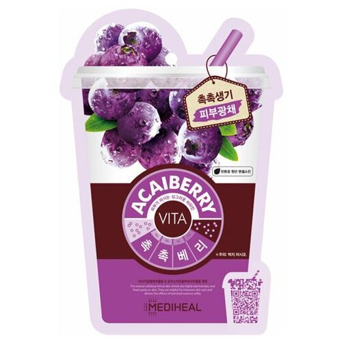 Mediheal Vita Mask Acaiberry Sheet maska s učvršćujućim učinkom 25 ml Cene
