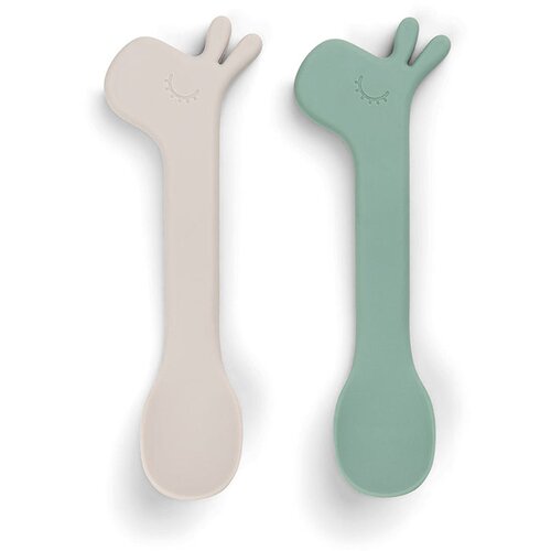 Done By Deer set od 2 silikonske žlice lalee green Cene