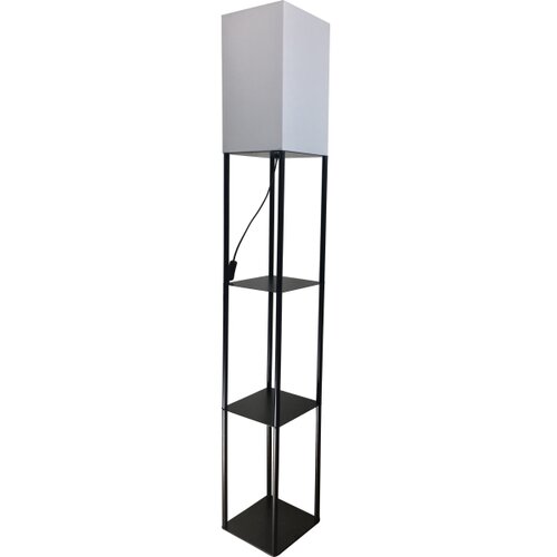  Brilagi - Stojeća lampa sa policama GRADUS 1xE27/40W/230V 150 cm crna/bela Slike