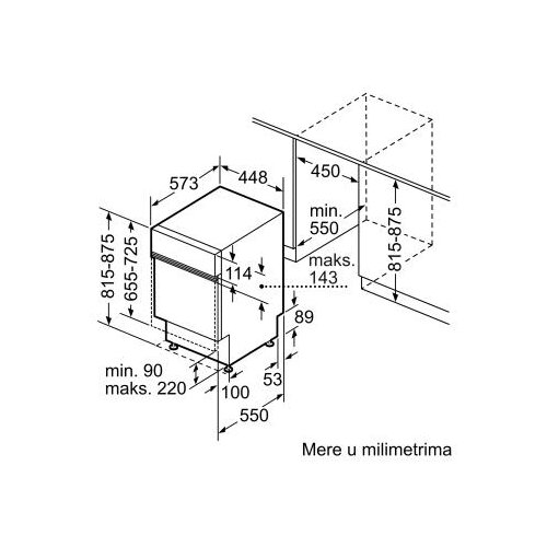 Bosch SPI4HMS13E ugradna ma&amp;scaron;ina za pranje sudova Slike